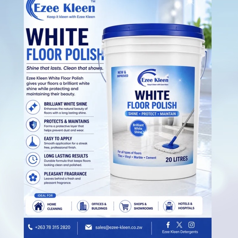 white floor polish